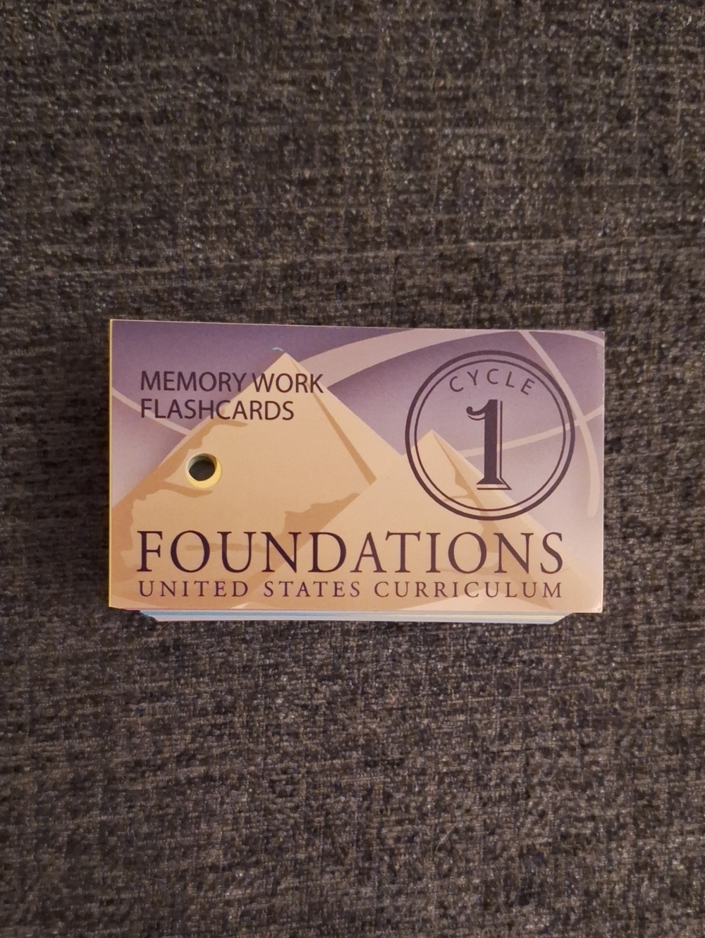 Foundations Cycle 1 Memory Work Flashcards - Classical Conversations LIKE NEW
